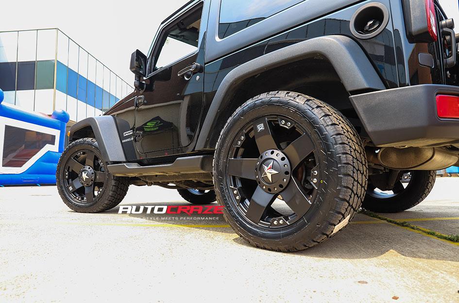 JEEP WRANGLER ROCKSTAR XD MATTE BLACK